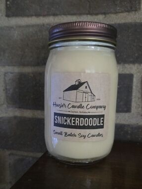 Snickerdoodle Soy Candle - Cream